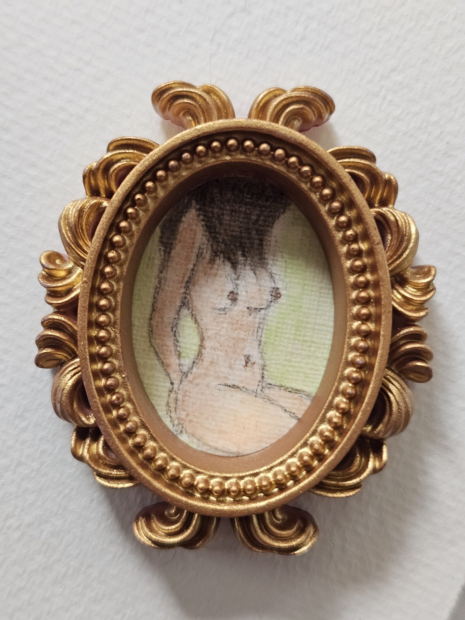 Female Beauty (Minituare Painting)