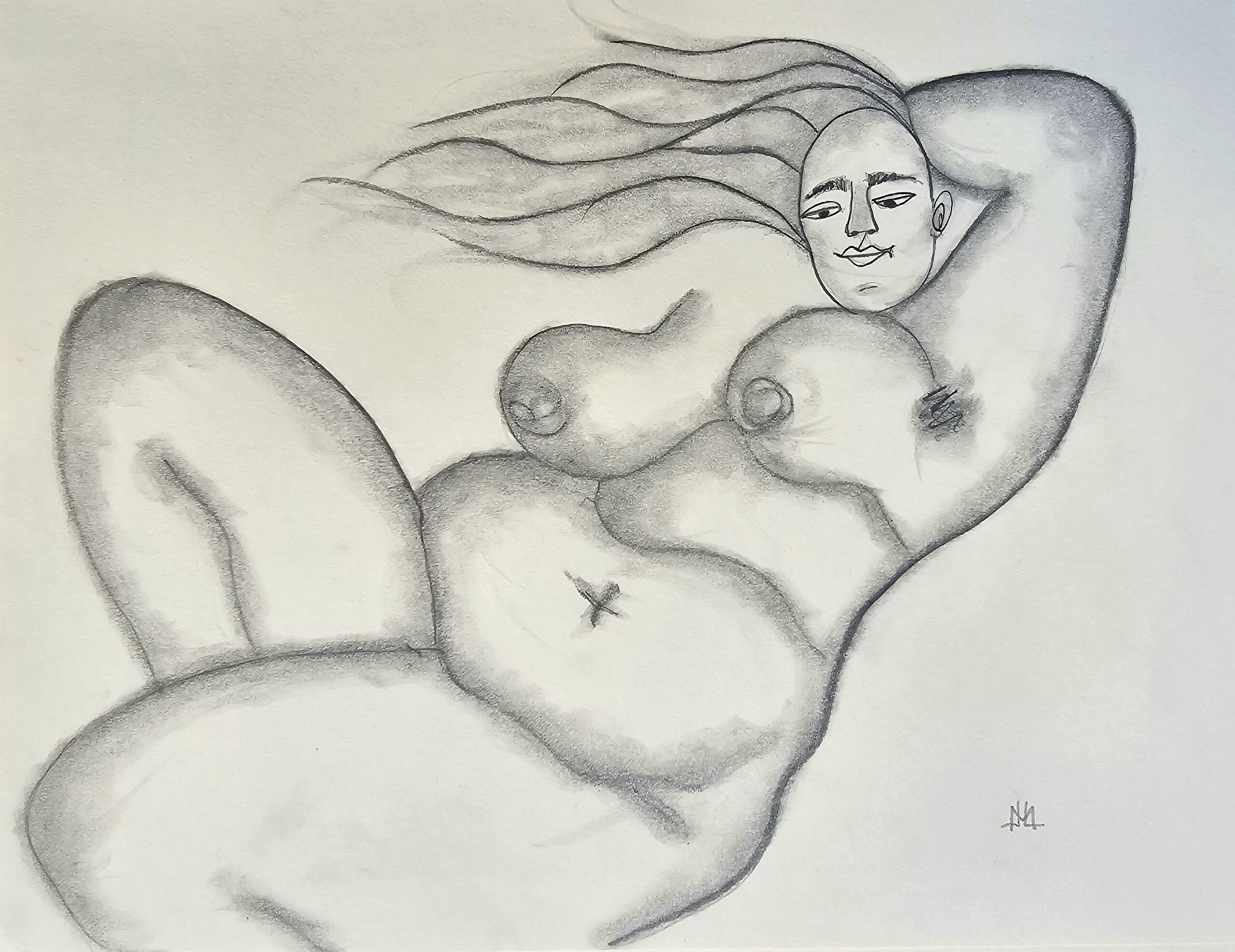 Untitled 9: Female study, Original