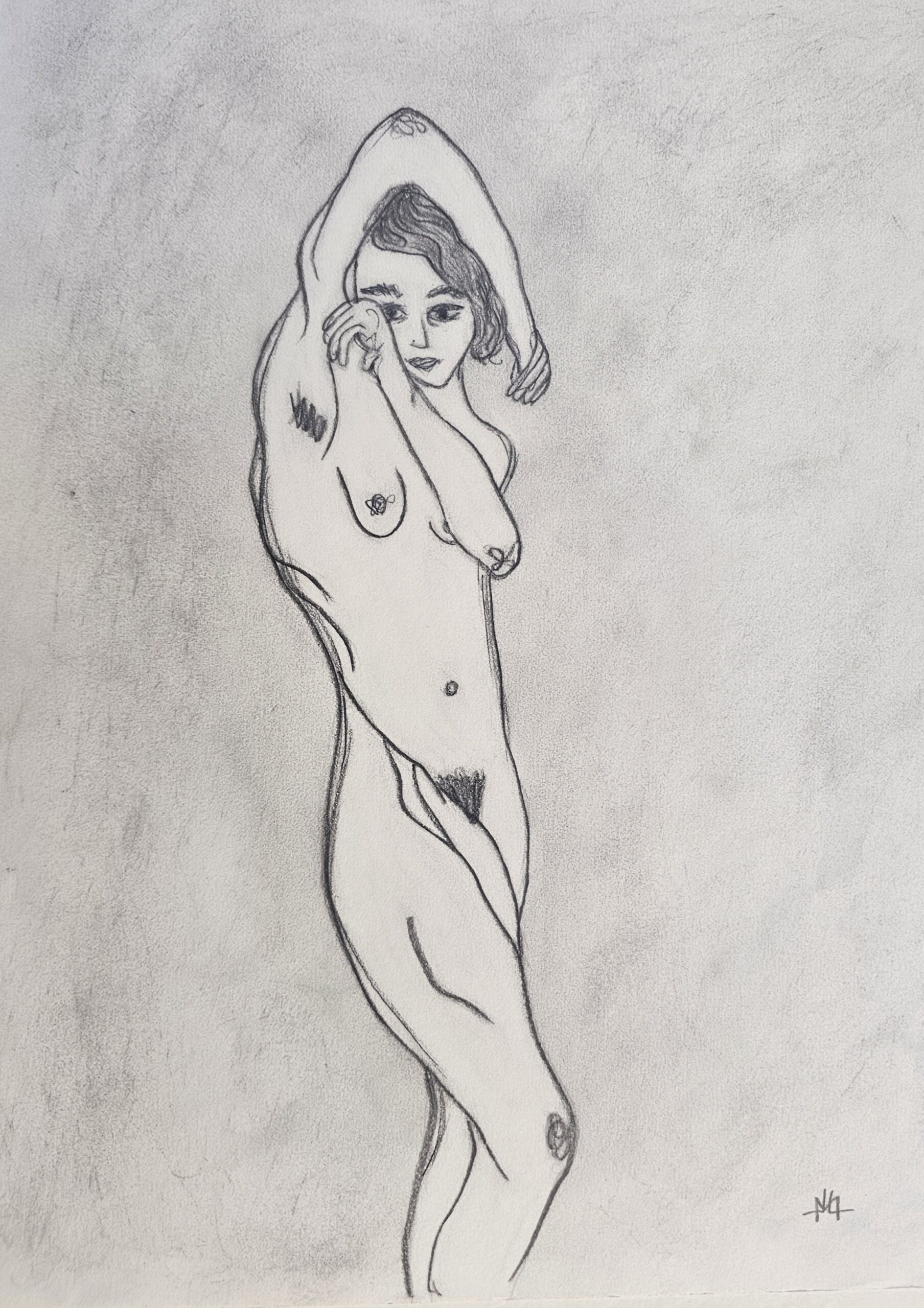 Untitled 3: Female study, Original